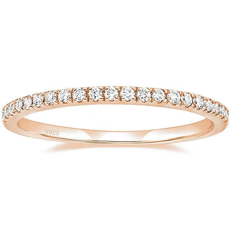 Six-claw Mosan Diamond Ring All-match Forest Style Ins Light Luxury Wedding Proposal Ring Women's Diamond-studded Ring