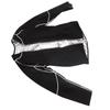 Sauna Jacket Zipper Body Shaping Rapid Thermal Cycling Elastic Sweat Sauna Jacket for Exercising Silver Inner with Long
