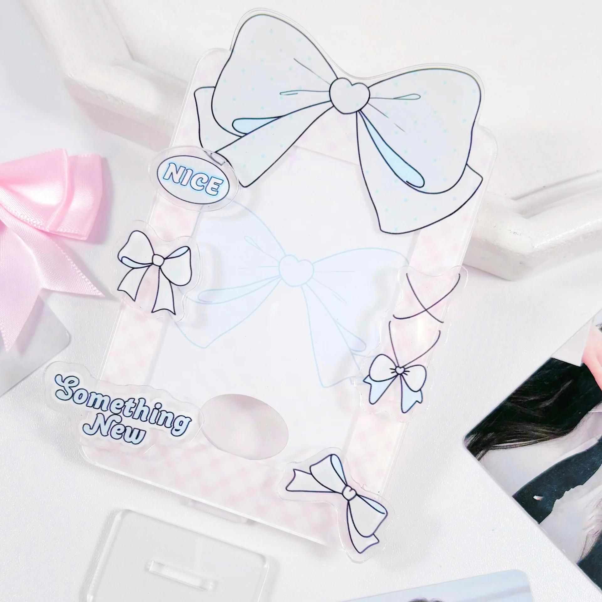 

Солодкий акриловий фрейм для фотокартки, дисплей для листівок, захист фото 3 дюйми, мила настільна прикраса 7.5X10.5cm