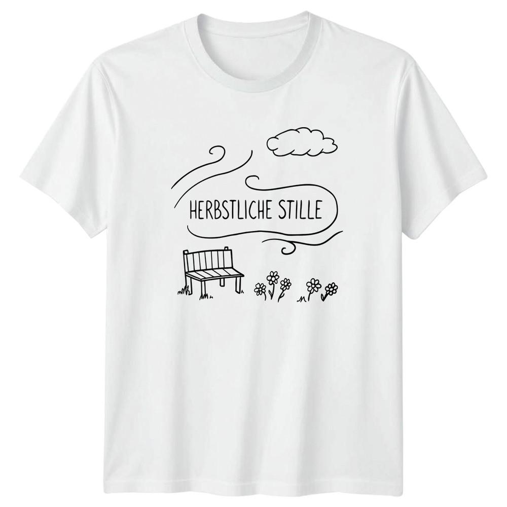 Herbstliche Stille TShirt Autumn Nature Birthday Gift For Him And Her S