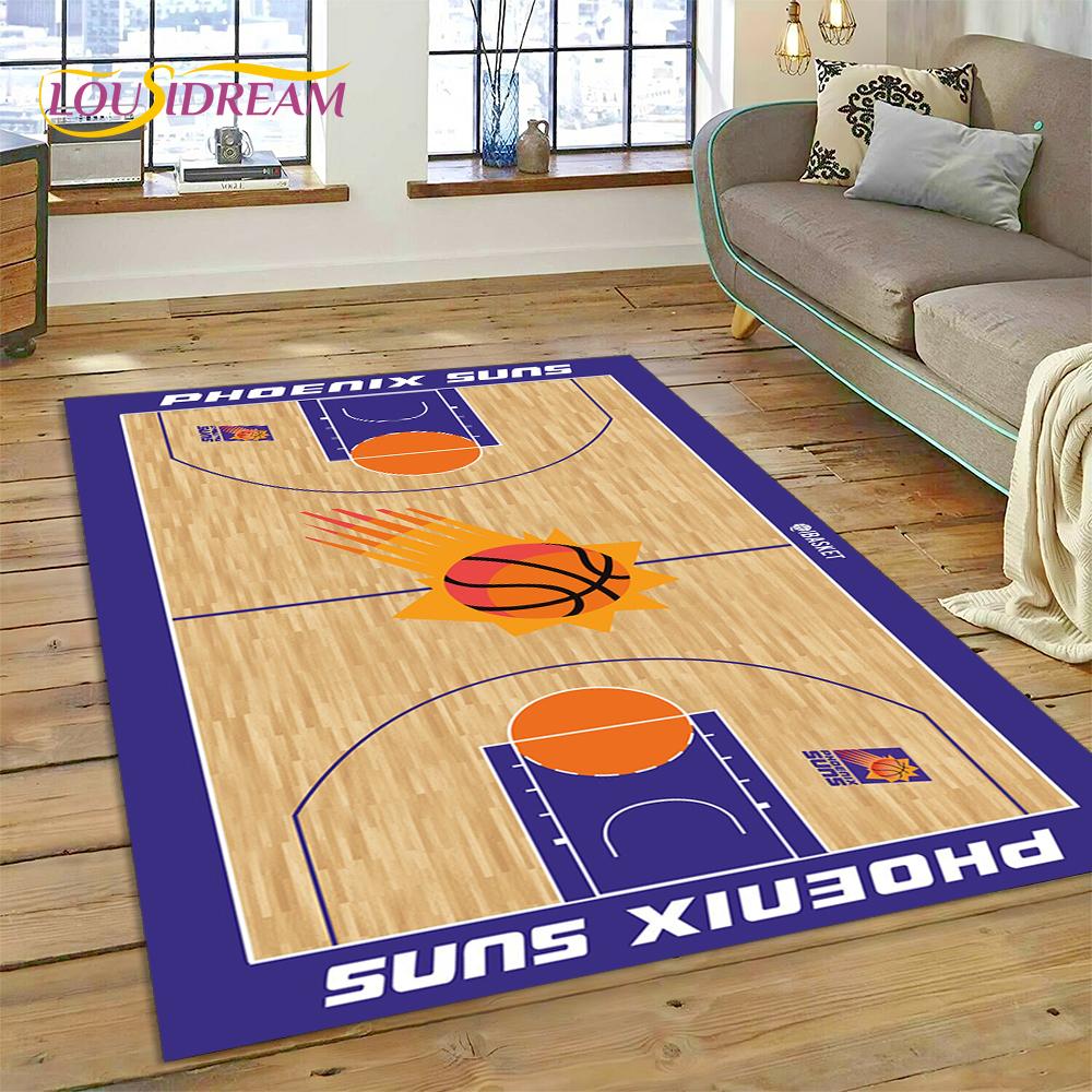 3D America Basketball Court Team Customized Rug Carpet for Living Room Bedroom Decor,Non-slip Decoration for Sofa Doormat Gift