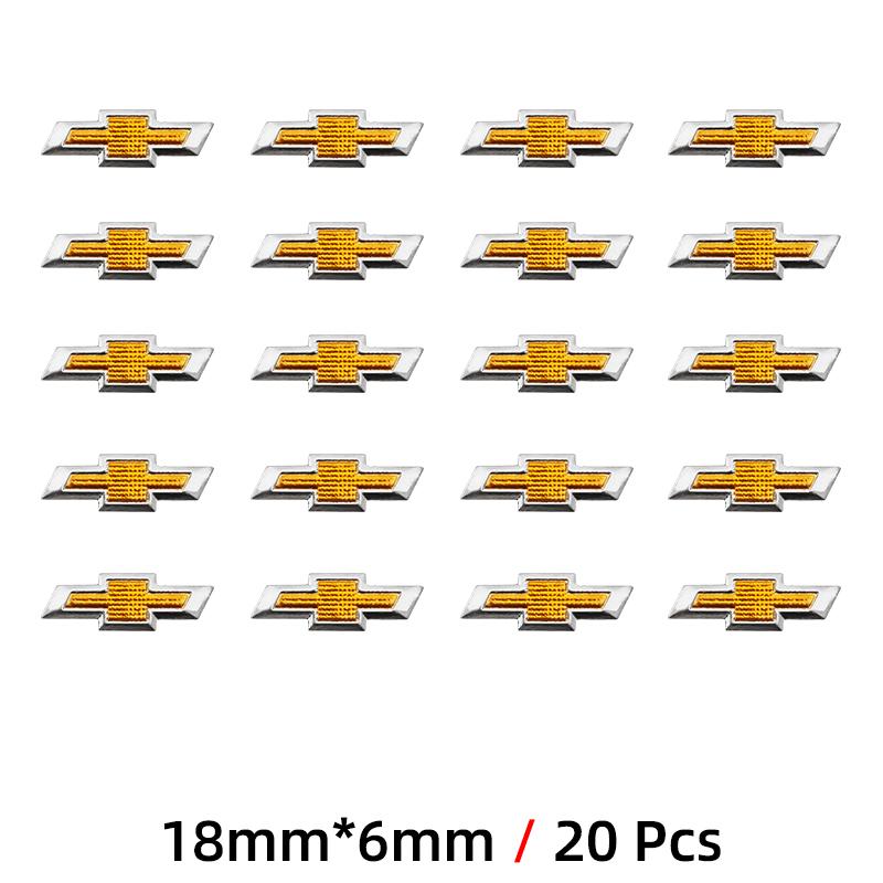 18mm/22mm metal Car Remote Key Fob Emblem Badge Radio button Sticker Replacement For Chevrolet Cruze Captiva Trax Malibu Sail