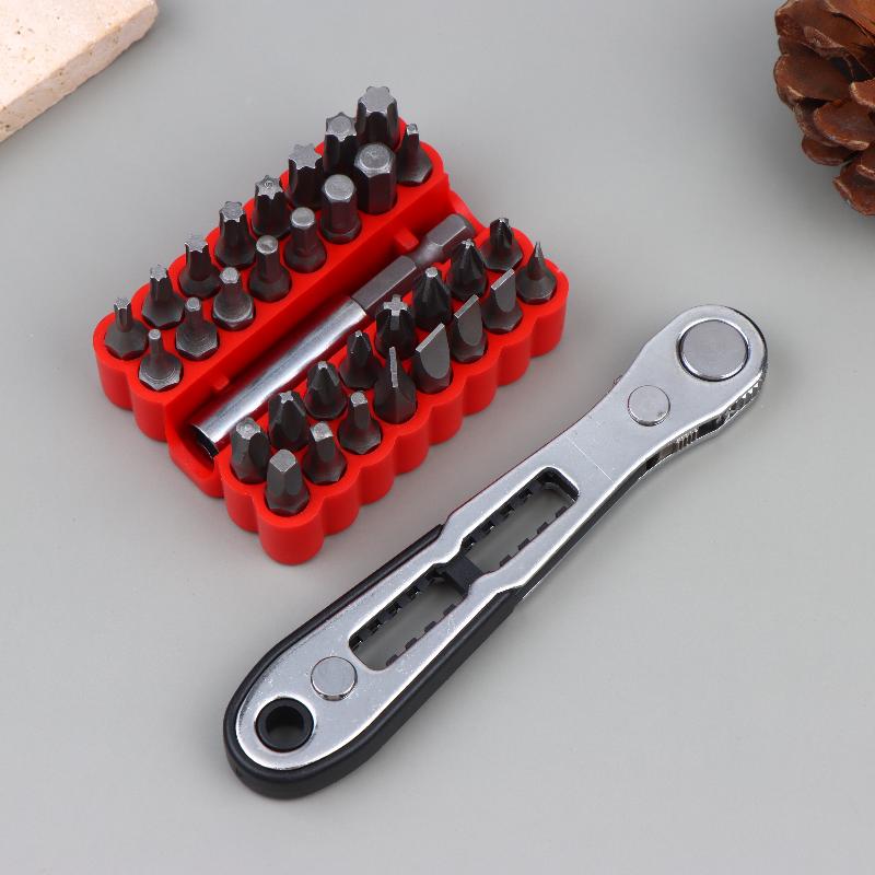 Space Saving Multi Function Ratchet Screwdriver for Difficult Angles Compact Versatile Tool for Office and Home Fixing