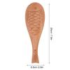 Wooden Rice Spoon Smooth Cooking Spoon Exquisite Food  Ladle  Dining Time