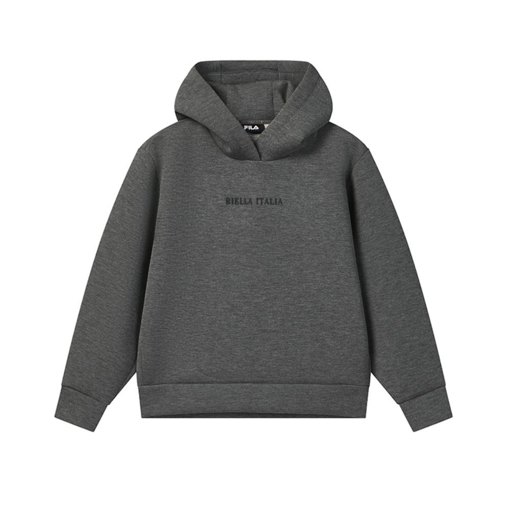 

Fila Изумрудный Модный Классический Универсальный Свободный Худи Женские худи Серый F11W544206FDY M