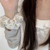 1PC Sweet Cute Print Floral Scrunchies For Women Stretch Hair Accessories Elastic Rubber Band Rope Headwear Hair Accessories Set