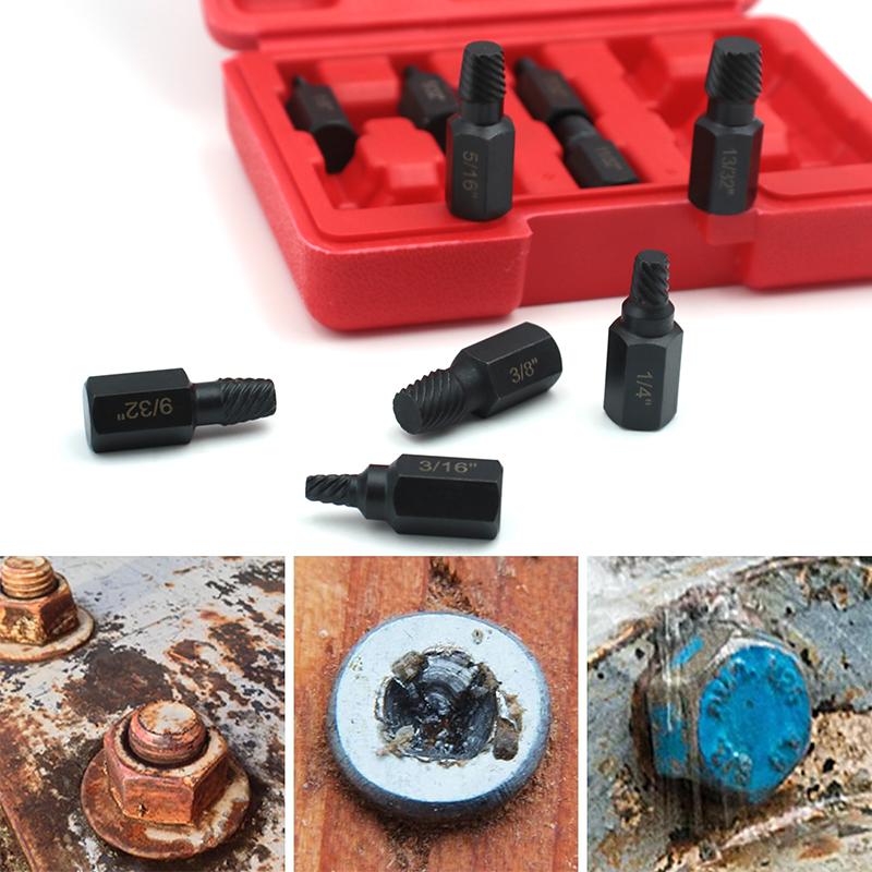 Drive Master Impact Sechskant-Schraubendreher-Set 10-teilig, SAE/Metrisch, 1/8" - 3/8", Stahl, Hochrobuster Aufbewahrungskoffer Rot, Erfüllt Standards