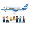 463Pcs City Airport Airbus Aircraft Airplane Plane Brinquedos Avion Model Building Blocks Bricks Educational Toys for Children