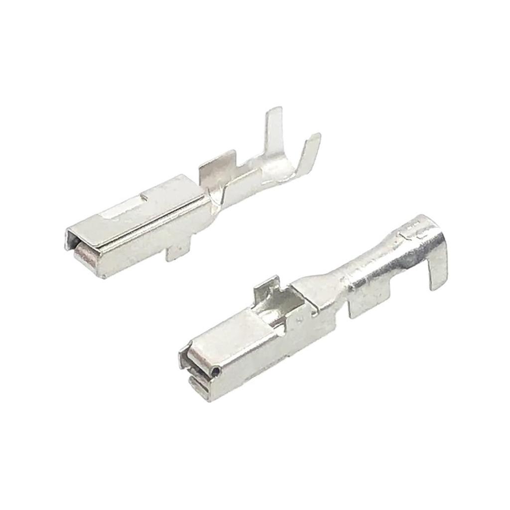 50/100/200 Pcs 2.2mm Male Female Car Crimp Terminal 7116-4020 DJ611-2.2A DJ621-2.2A (Color: Female, Size : 100 Pcs)