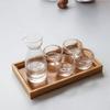 Japoński Styl Szklanki do Sake Zestaw Kubków Kreatywne Przezroczyste Kubki do Herbaty Akcesoria do Wina Czajniczek do Sake Kubek Wino Whisky Zestaw Kieliszków Shot Nowy