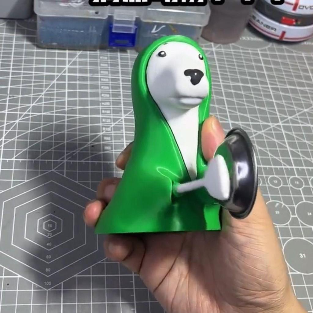 

Playful Green Dog Toy Figurine Crafted From Durable Material For Endless Entertainment