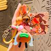 Family Cute Potato Keychain Charming Pvc Zinc Alloy Cartoon Gift Couples For