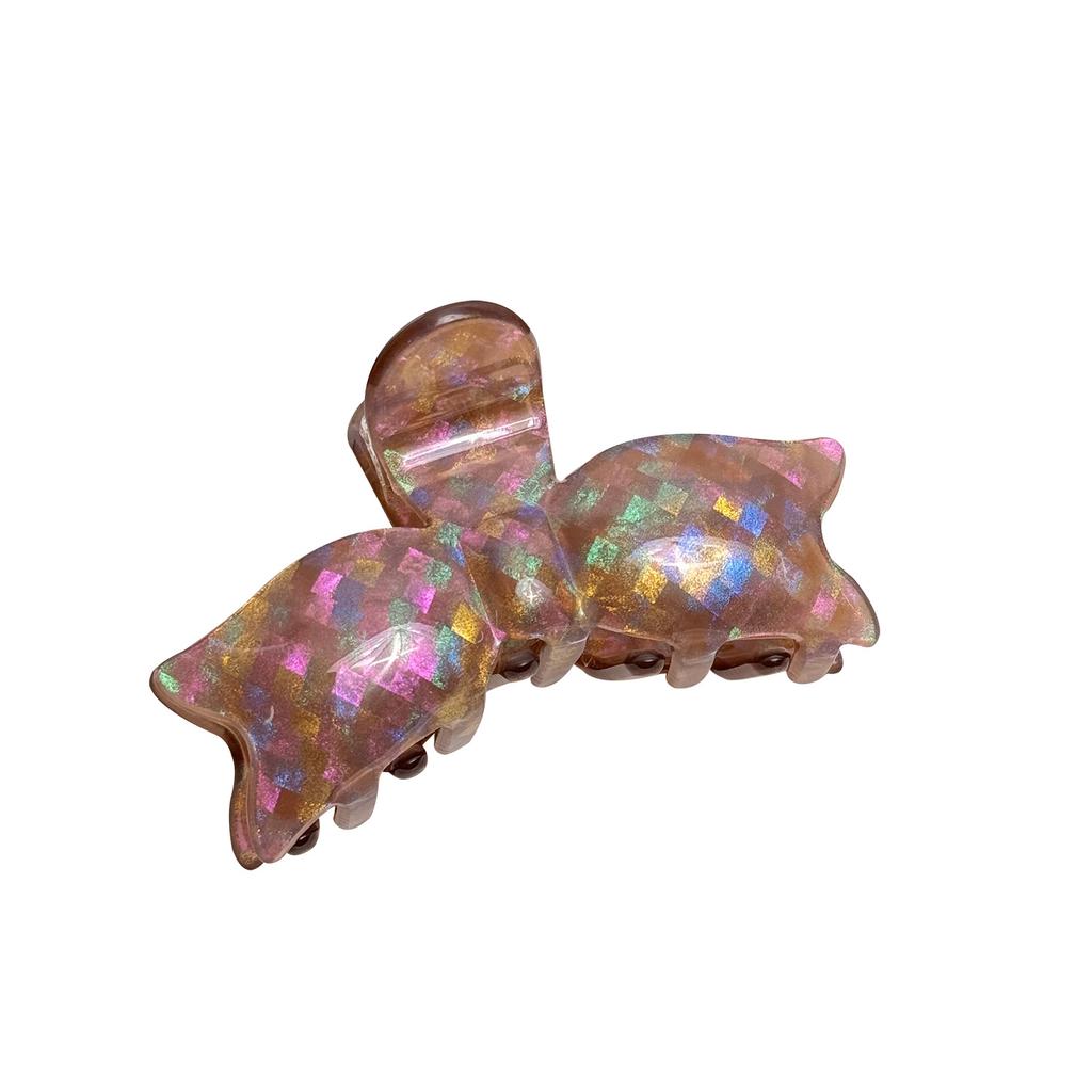 Chic Fashionable And Colorful Bowknot Hair Claw Clip For Stylish Head Accessories