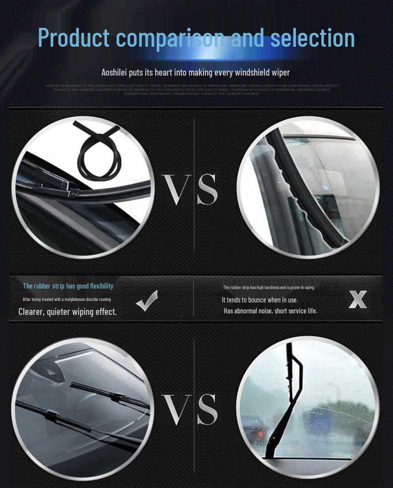 Compatible Siwei Frameless Wiper Blade for CR-V 2007-2012