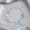 Beach Jewelry Butterfly Heart Star Bracelet for Women Girls Colorful Wristchain
