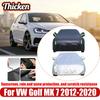 Car Cover for Volkswagen Golf MK 7 2012-2020 2013 Protective Sunproof Heat Insulation Dustproof and Scratchproof Car Exterior