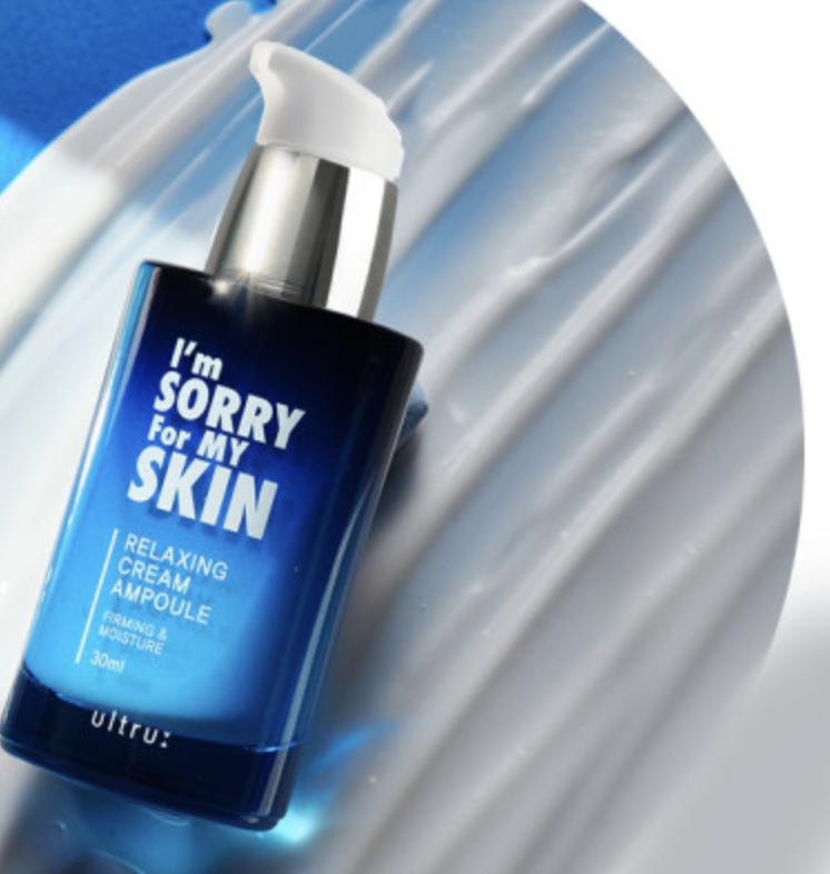 I'M SORRY For MY SKIN Relaxing Cream Ampoule Firming Hydrating 30ml Glow Serum