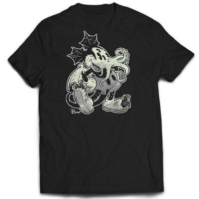 Cthulhu Moda Grafica Streetwear Quotidiano Casual Harajuku Oversize Vintage t-shirt Top