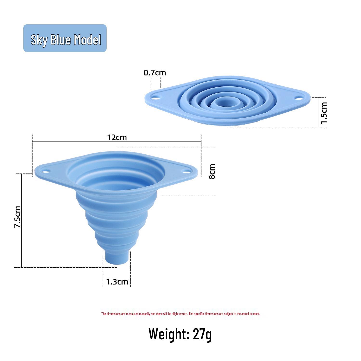 Large Foldable Silicone Funnel for Oil and Wine - Retractable Kitchen Tool