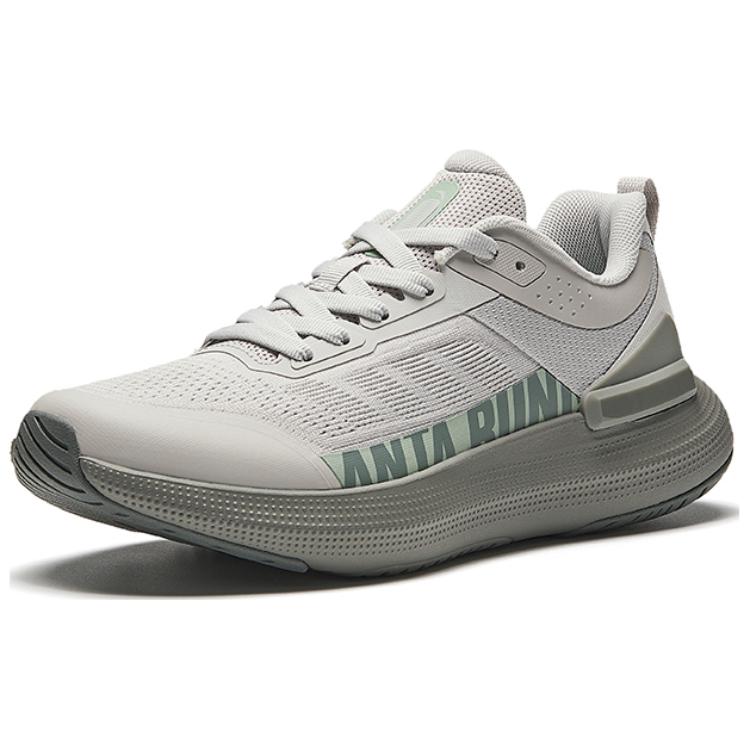 Anta Comfortable Cushioning Wear-Resistant Non-Slip Low-Top Casual Running Shoes Women sneaker Gray 922445509-3