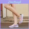 Women Slip On Walking Shoes Woven Elastic Flat Lightweight Fashion Sneakers With Premium Quality Materials