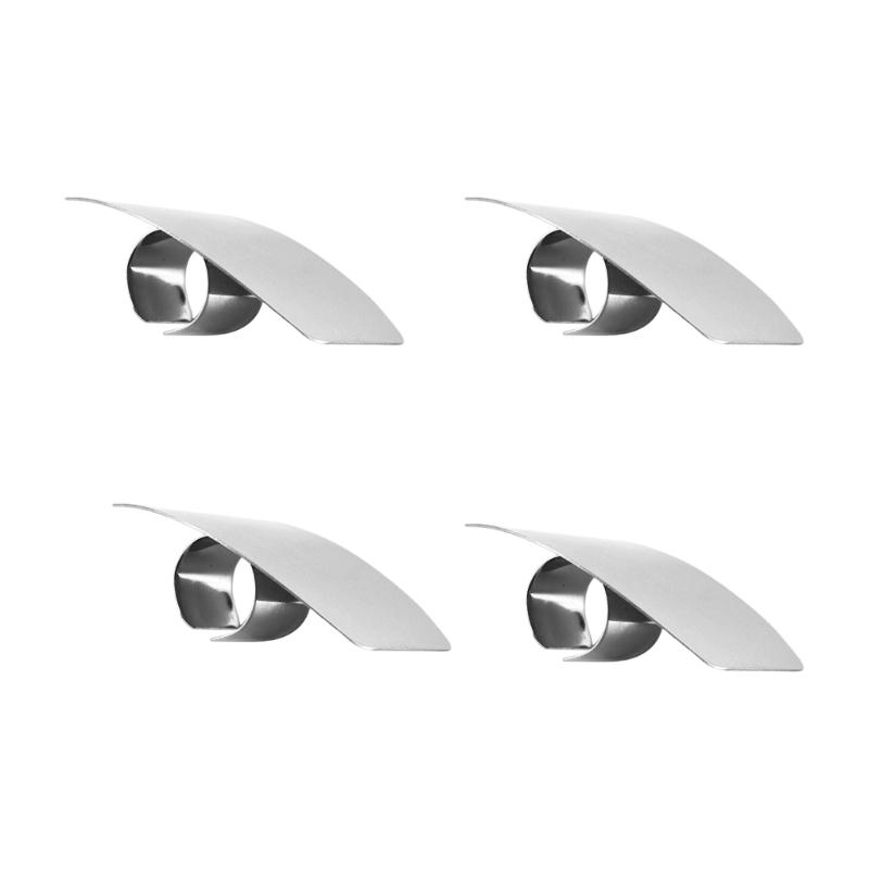 

Food Grade Stainless Steels Cutting Protector Easy Cleaning Nonslip Finger Guards for Cutting Slicing Food 1