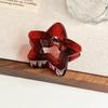 Plastic Small Hair Pin Hollow Coffee Hairpin Vintage Hair Accessories  For Women Girls