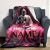 Buddha On Lotus Flower Home Customize Your Name Blankets Comfortable Soft And Lightweight Allseason Versatile Blanket Perfect For Picnics Sofas