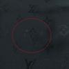 Excellent LOUIS VUITTON scarf Carré Monaco Logo Monogram black silk Women Used