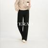 YERAD Women's Fleece-Lined Straight-Leg Wool-Blend Trousers