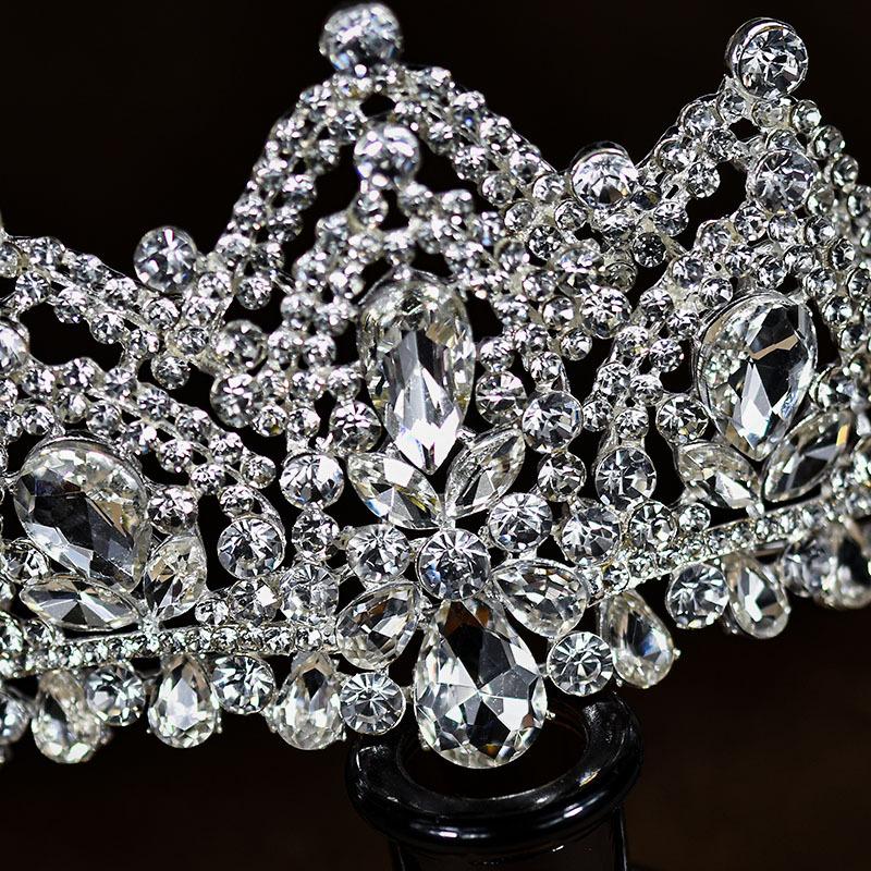 Main Wedding Dress Bride Crown Headdress New Princess Style Wedding Luxury Adult Ceremony Female Birthday Crown