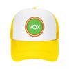 Individuelle Espana Vox Logo Baseballkappe für Unisex Damen Atmungsaktive Spanische Politische Partei Trucker-Kappe Outdoor Snapback Kappen
