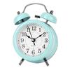 Simple Dormitory Student Alarm Clock Metal Small Alarm Clock Children's Bedroom Bedside Clock Silent Luminous Quartz Watch