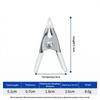 Metal Wedding Dress Clip 4/6Inch Multi-Purpose Photography Clips A-Shaped Non-Slip Rubber Heavy Duty Clamps Wedding Dress Train