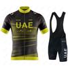 Mens Cycling Jersey Set With Bib Shorts Breathable Quick-Dry Performance Wear Road Mountain Bike Riding