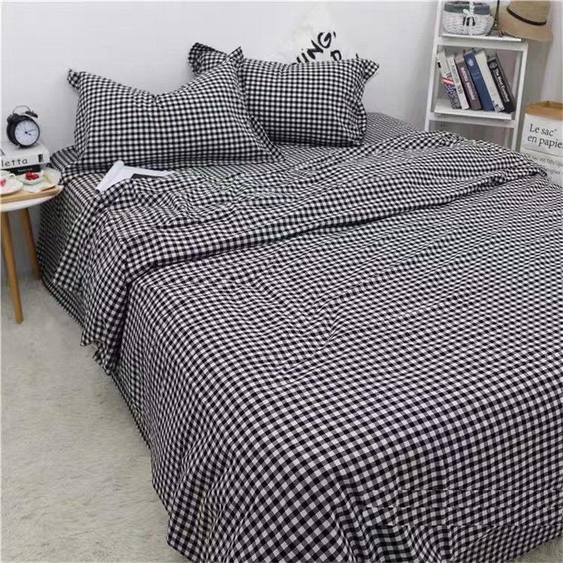 Baumwoll-Bettlaken Vier Jahreszeiten Weiches Spannlaken für King- und Queen-Size-Bettwäsche Haushalt Hotel Wohnheim Matratzenbezüge