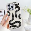 LZ5 Butterfly Black Gold Snake Soft Phone Case for Samsung S24 Ultra S23 Plus S21 FE A16 A54 A52 A06 Infinix Hot 40 Lens Protection Shockproof Cover