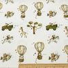 0.5m/1m/2m Cartoon Fairy Tale Printed Encrypted Cotton Linen Fabric for Tablecloths Curtains Sofa Covers Handmade DIY Fabrics