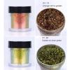 Nail Powder Flake Colorful Coarse Cloud Brocade Powder Handmade DIY Face Body Makeup Nail Art Decoration Supp
