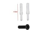 Dual Flush Push Button Threaded Push Rods Short Body D2D Chrome Compatible with AH0001800R