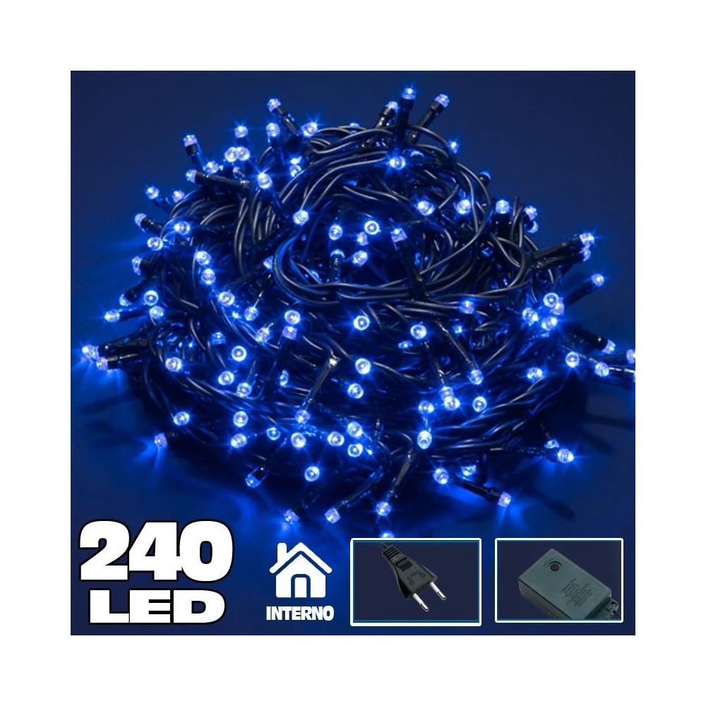 Catena Nastro di Luce 14,9 m, 720 led multicolor, cavo verde - Catene nastro di luci