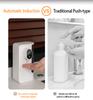 Automatic Liquid Soap Dispenser 500ML Wall Mount Soap Dispenser, Touchless Hand & Dish Soap Dispenser for Bathroom, Kitchen