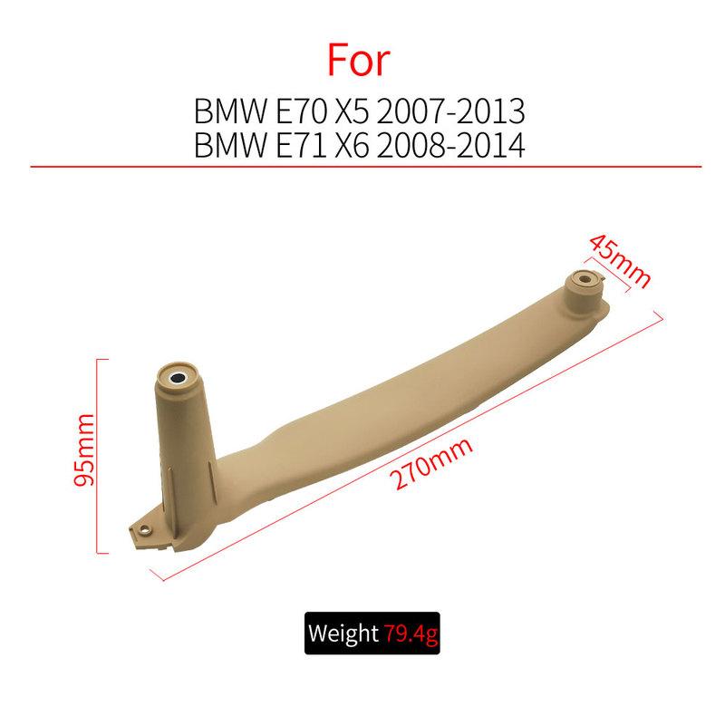 3 Pcs For BMW E70 E71 E72 Car Front Rear Interior Door Handle Pull Accessory Replacement For BMW X5 X6 2007-2013 51416969404