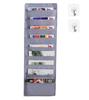 Himsyuden Wall Pocket, 9 Pockets, Holds A4 Size Documents, Door Hanger Pocket, Hanging Bag, Organizes Magazines, Small Items, Books, Documents, and