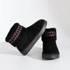 Large Size Cotton Shoes for Women, Winter Ethnic Style, Worn Outdoors with Warm Fleece and Thick Soled Snow Boots