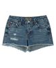 Syupeodeulai Women'S Denim Shorts Mid-Indigo Sdflhap61Mid