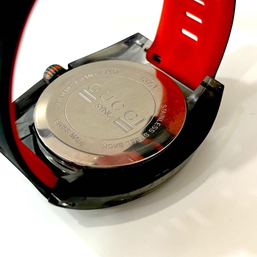 Used [New Battery] GUCCI SYNC Sync 137.1 Men's Watch