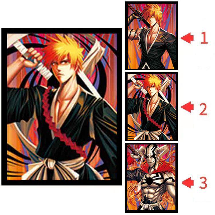 Dziewięć Tytanów 3D Anime Gradientowy Stereoskopowy Plakat Malarski.