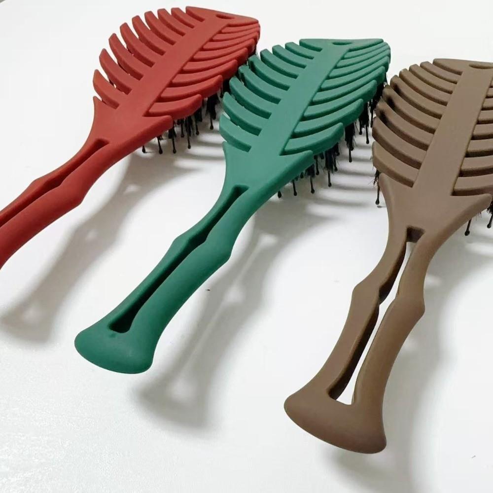 Matte Hollow Out Hair Brush Gentle Detangling Hair Comb Portable Massage Comb for Hair Combing