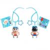 Crayon Swimming Shinchan Circle Superman Dress Up Summer Series Keychain Cartoon